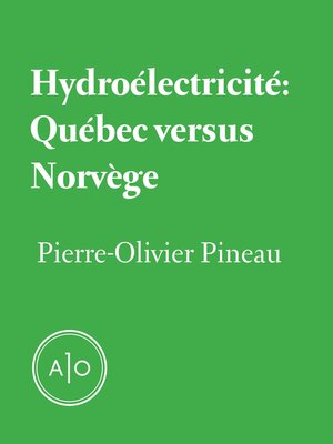 cover image of Hydroélectricité